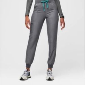 Figs high waisted Zamora in graphite s/p